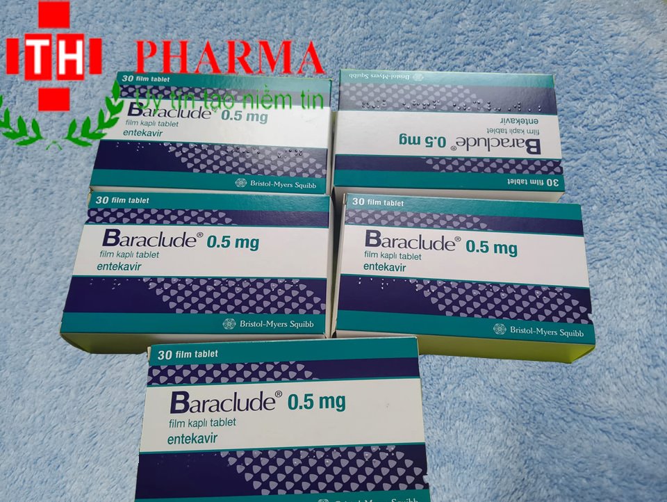 Thuốc Baraclude 0.5mg trị viêm gan B mạn tính mua ở đâu giá bao nhiêu